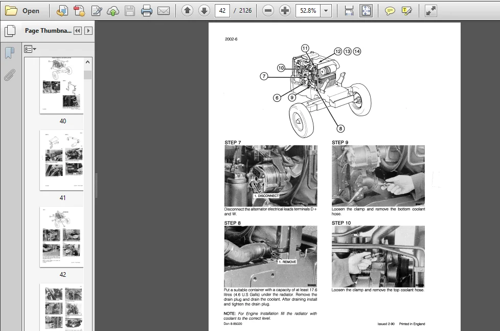 Case IH Tractor MAXXUM 135, 150, 165, 180 Service Manual - PDF DOWNLOAD - Image 2