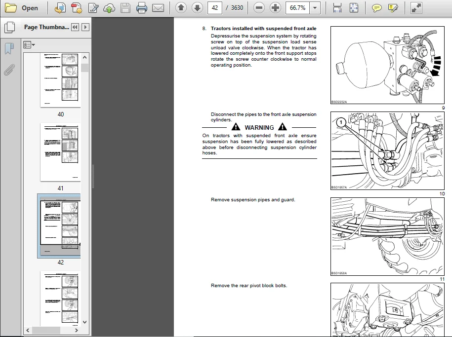 Case IH Tractor MXM 120,130,140,155,175,190 Service Manual - PDF DOWNLOAD - Image 4