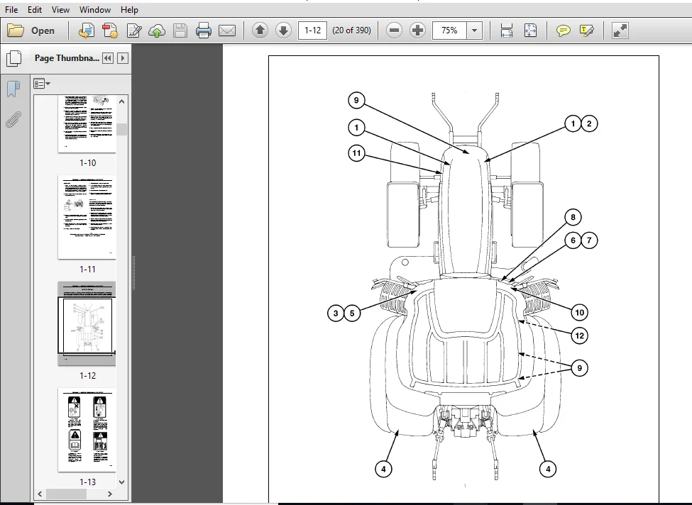 Case IH Tractor MXU100, MXU110, MXU115, MXU125 and MXU135 Operator's Manual - PDF DOWNLOAD - Image 3