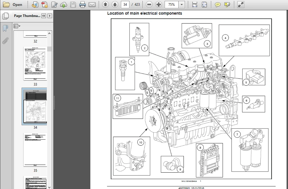 Case IH Tractor NEF Tier 4A interim and stage IIIB Engine Service Manual - PDF DOWNLOAD - Image 3