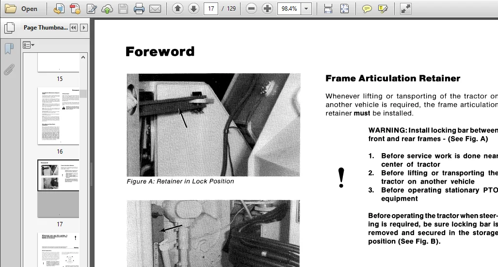 Case IH Tractor Panther & lion 1000 Power Shift Series Operator's Manual - PDF DOWNLOAD - Image 3