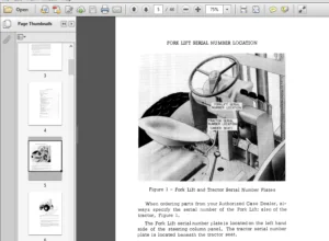Case Industrial 430 Wheel ForkLift Operators Manual - PDF Download