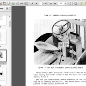 Case Industrial 430 Wheel ForkLift Operators Manual - PDF Download