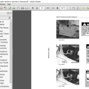 Case L Series Loader Backhoe Operators Manual - PDF Download