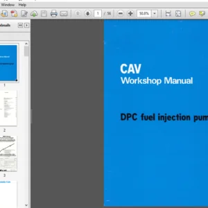 Cav Dpc Workshop Training Manual - PDF DOWNLOAD