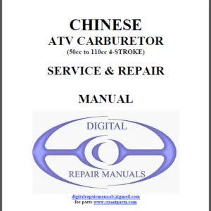 Chinese Atv 50cc To 110cc Carburetor Repair Manual - pdf download
