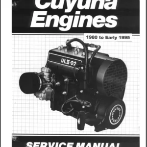 Cuyuna 2si Service Repair Manual Ultralight Aircraft Engine - Download