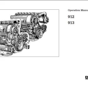 Deutz 912 And 913 Series Engine Operation Manual - Download