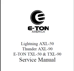 E ton axl txl 50 90 Service Manual - PDF DOWNLOAD