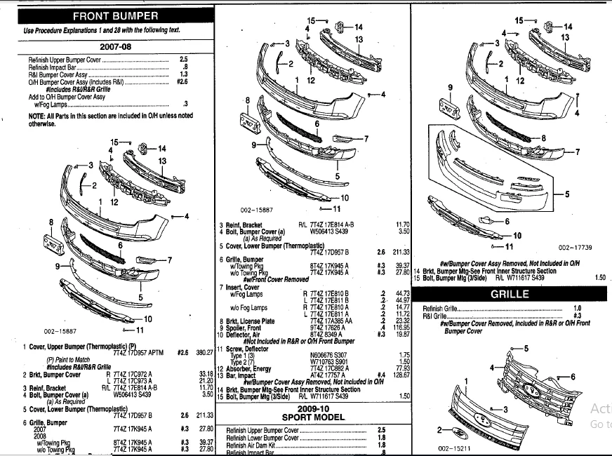 Edge 2007 2008 2009 2009 2010 Factory Parts Manual Instant - Pdf Download - Image 3