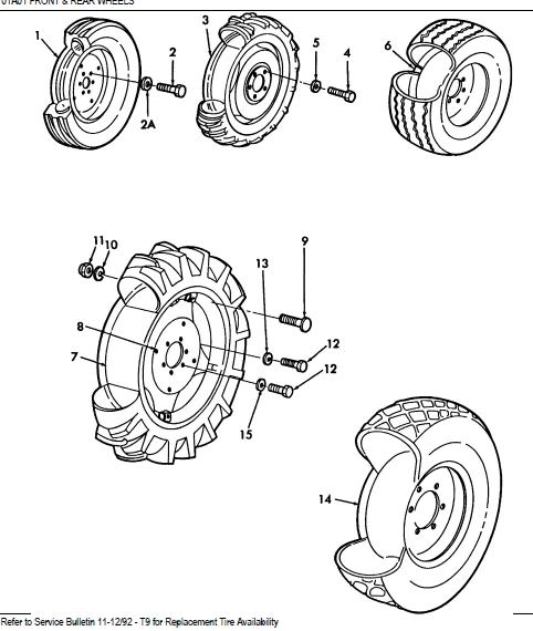 Ford 1920 4 Cylinder Compact Tractor Parts List Manual - DOWNLOAD - Image 3