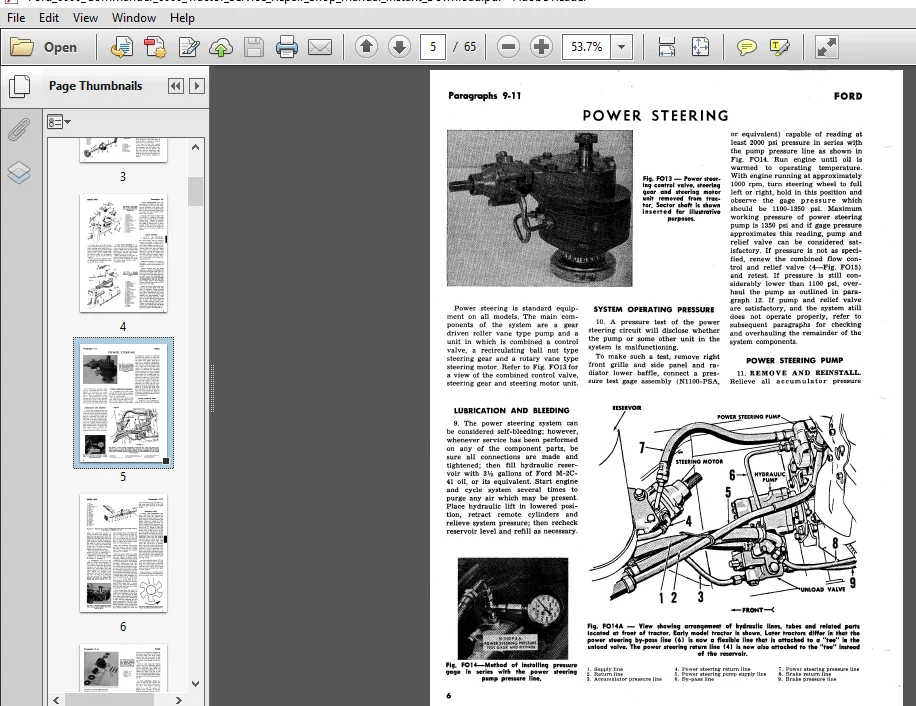 Ford 6000 Commander 6000 Tractor Service Repair Shop Manual Instant Download - Image 3