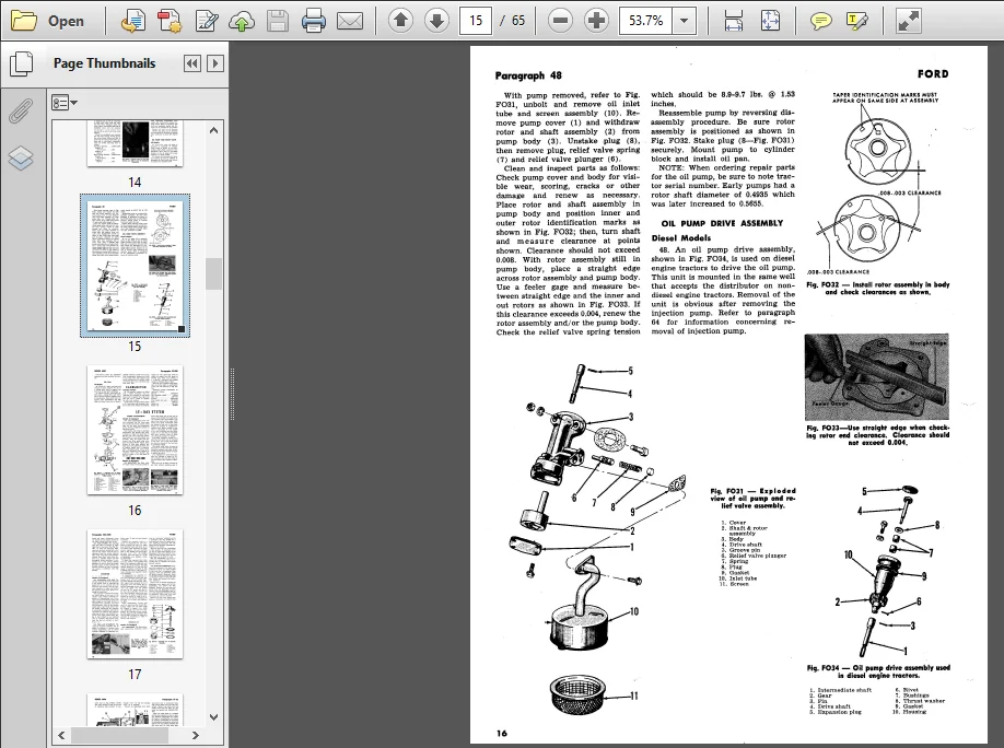Ford 6000 Commander 6000 Tractor Service Repair Shop Manual Instant Download - Image 2