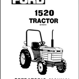 Ford New Holand 1520 Tractor Operators Manual - DOWNLOAD                                                                                                                                                                                                                                                                                                                                                                                                                                                                                                                                                                                                                                                                                                                                                                      - DOWNLOAD