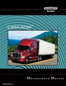 Freightliner Cascadia Ca113dc Ca113slp Ca125dc Ca125slp Operation Maintenance Manual Download