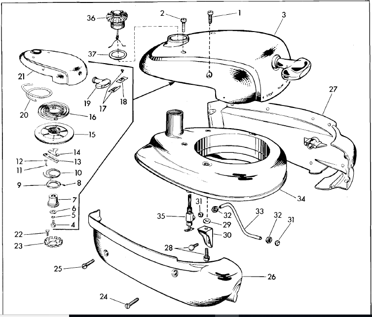 Gale Sea King Outboard Motor Parts Manual 1963 - DOWNLOAD ...