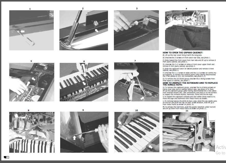 Gem Realpiano Grp 800 Service Manual - DOWNLOAD - Image 3