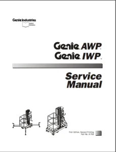 Genie Awp Iwp Work Platform Service Repair Manual - PDF DOWNLOAD