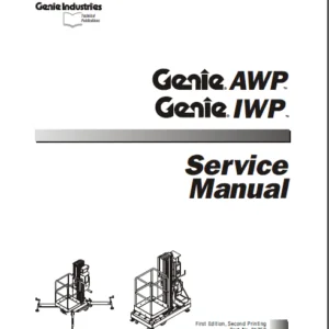 Genie Awp Iwp Work Platform Service Repair Manual - PDF DOWNLOAD