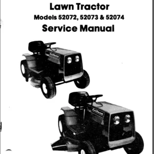 Gilson Wards Lawn Tractor Service Maintenance Manual - DOWNLOAD