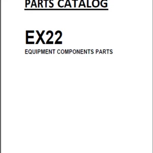 Hitachi Ex22 Excavator Equipment Components Parts Catalog Manual SN 000101 And Up - DOWNLOAD