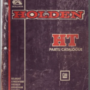Holden Ht Spare Parts Book Catalogue Monaro Gts Brougham Pre - DOWNLOAD