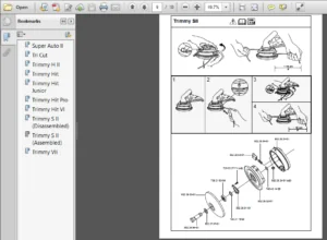 Husqvarna trimmer heads Manual - PDF DOWNLOAD