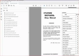 Hyundai Sonata Service Repair Manual 1991 - DOWNLOAD