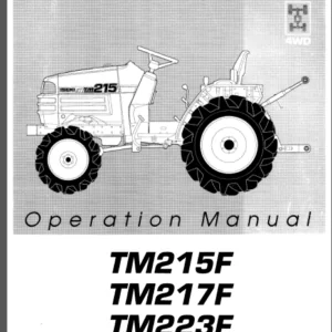 Iseki Tm215f Tm217f Tm223f Operation Manual - DOWNLOAD