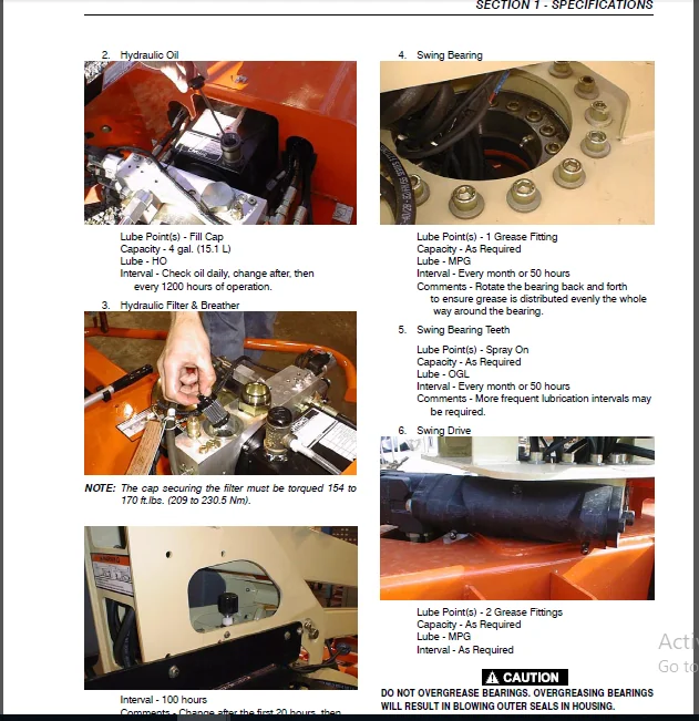 Jlg Boom Lifts T500j Global Factory Service Repair Workshop Manual Instant PDF Download - Image 3