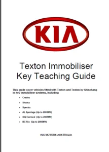 Kia Texton Immobiliser Key Teaching Guide Manual - DOWNLOAD