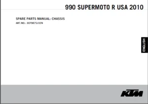 Ktm 990 Supermoto R Replacement Parts Manual 2010 - Download