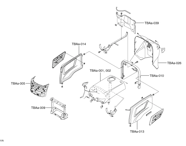 Kubota B1220 B1620 B1820 Tractor Flat rate Schedule Illustrated Master Parts Manual Instant - Download - Image 2