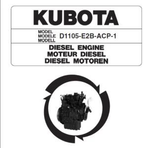 Kubota D1105 Diesel Engine Parts Manual - DOWNLOAD