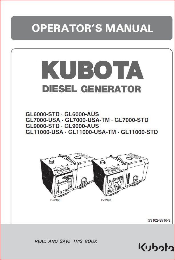 Kubota Diesel Engine D905 D1005 D1105 V1205 V1305 V1505 Service Repair