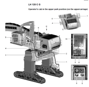 Liebherr Lh120 C 1103 Excavator Operators Operating Manual - DOWNLOAD