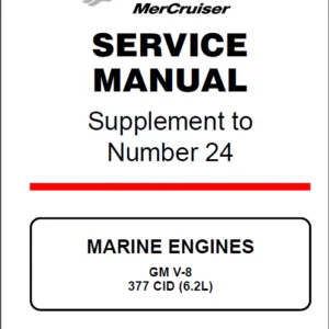 Mercruiser Service Manual 24 2  Engines Gm V8 377 Cid 6 - PDF DOWNLOAD