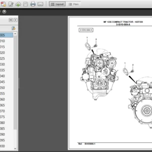 Massey Ferguson Mf 1235 Compact Tractor Parts Manual - PDF DOWNLOAD
