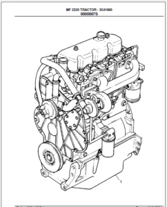 Massey Ferguson Mf 2220 Tractor Parts Manual - DOWNLOAD