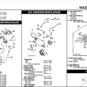 Mazda Mx 6 Parts Manual Catalog Download 1988 -1992  -PDF DOWNLOAD