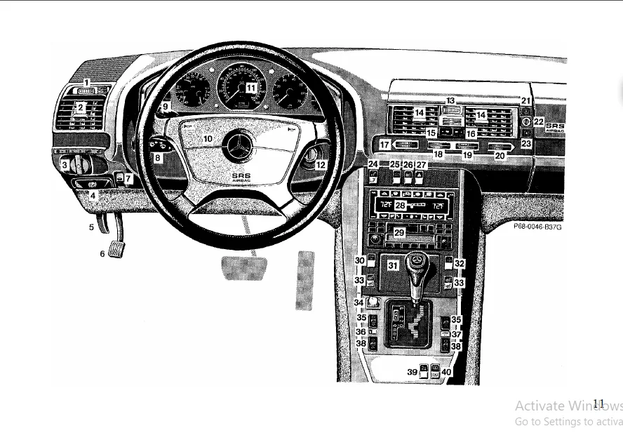 Mercedes Benz 1995 - 1997 S class S 600 Owners User Manual - Pdf Download - Image 3