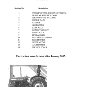 Massey Ferguson 410 420 Workshop Service Manual