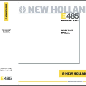 NEW HOLLAND KOBELCO E485 WORKSHOP MANUAL - PDF DOWNLOAD