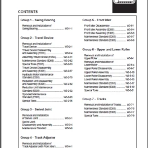 NEW HOLLAND E265 - E305 UNDERCARRIAGE Service Manual - PDF DOWNLOAD