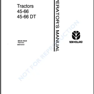 New Holland Fiat 45 66 45 66dt Tractor Operators Manual - DOWNLOAD