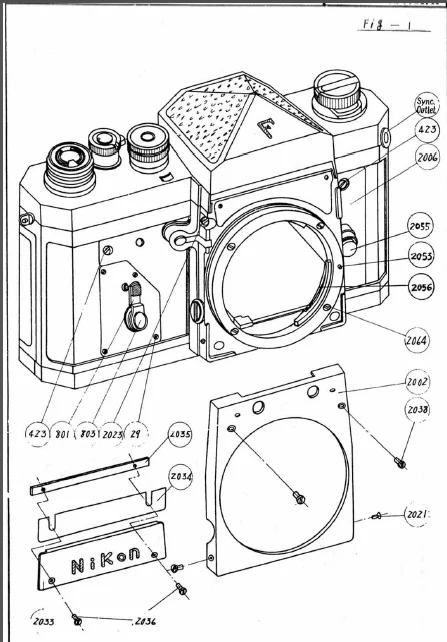 Nikon F Camera Official Service Repair Manual - DOWNLOAD - Image 4