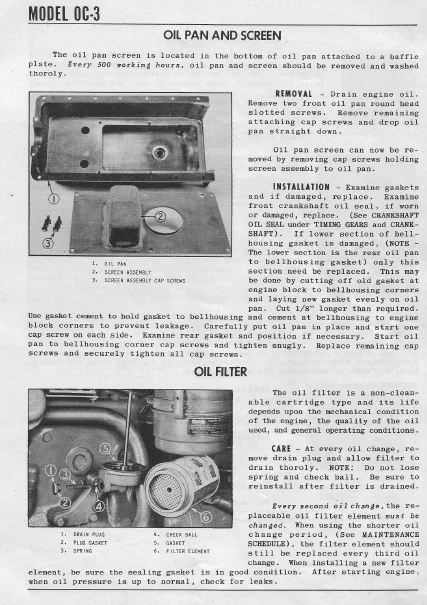 Oliver Oc3 Oc 3 Crawler Tractor Operator Owner Maintenance Manual - DOWNLOAD - Image 2