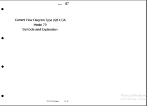 Porsche 928 Usa Model 1979 Current Flow Diagram - DOWNLOAD