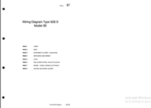 Porsche 928s Model 1985 Wiring Diagram - DOWNLOAD