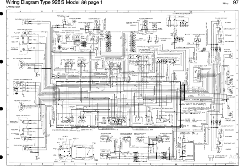 Porsche 928s Model 1986 Wiring Diagram - DOWNLOAD - HeyDownloads ...